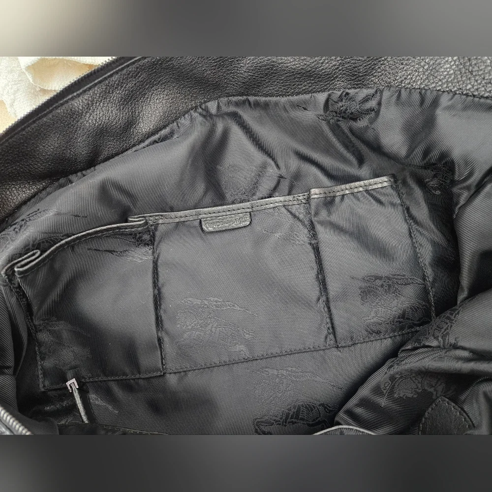 Burberry leather extra large weekender bag - Picture 10 of 16